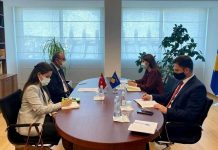 HAXHIU TAKON AMBASADORIN TURK, DISKUTUAN PËR SUNDIMIN E LIGJIT