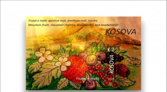 POSTA E KOSOVËS LANSON PULLAT ME FRUTA TË MALIT