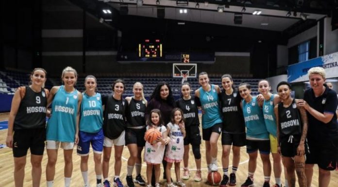 OSMANI VIZITON BASKETBOLLISTET E PËRFAQËSUESES A TË KOSOVËS