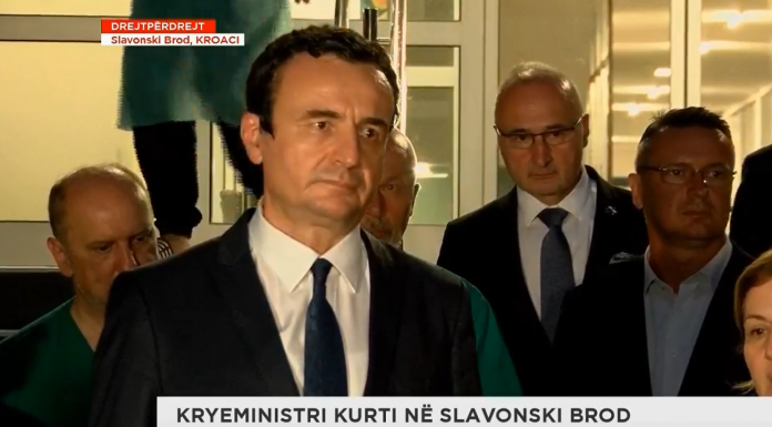 KURTI ARRIN NË SLAVONSKI BROD, PRITET NGA PLENKOVIQ