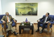 KRYEMINISTRI TAKON PËRFAQËSUESIT E ISG-SË