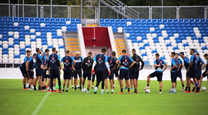 Kosova zhvillon stërvitjen e parë para sfidës me Gjeorgjinë