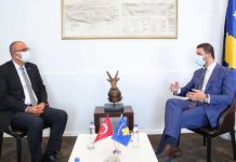 KRASNIQI TAKON AMBASADORIN E TURQISË NË KOSOVË
