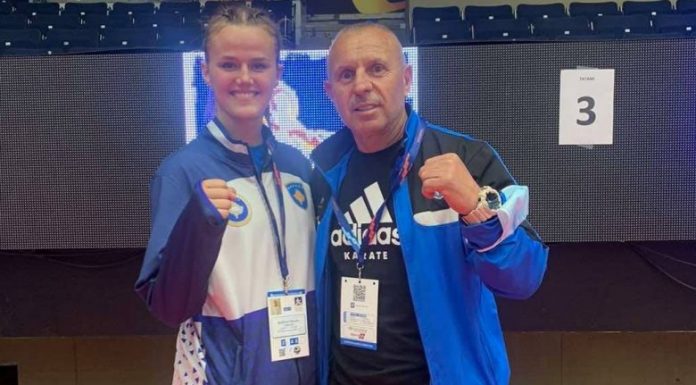 Karateistja Diellza Sejdiaj e bronztë në Evropian