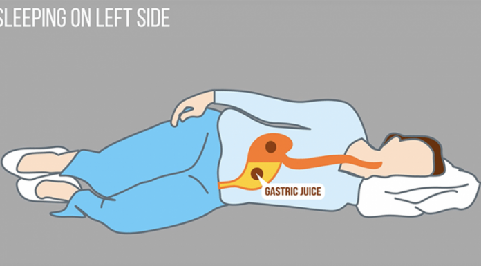 Fjetja në anën e majtë dhe ndikimi në shëndet